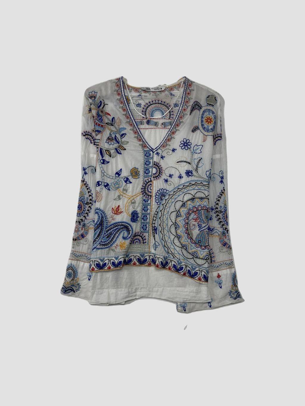 Blusa ZARA - Talla M (VOP01147026)-0