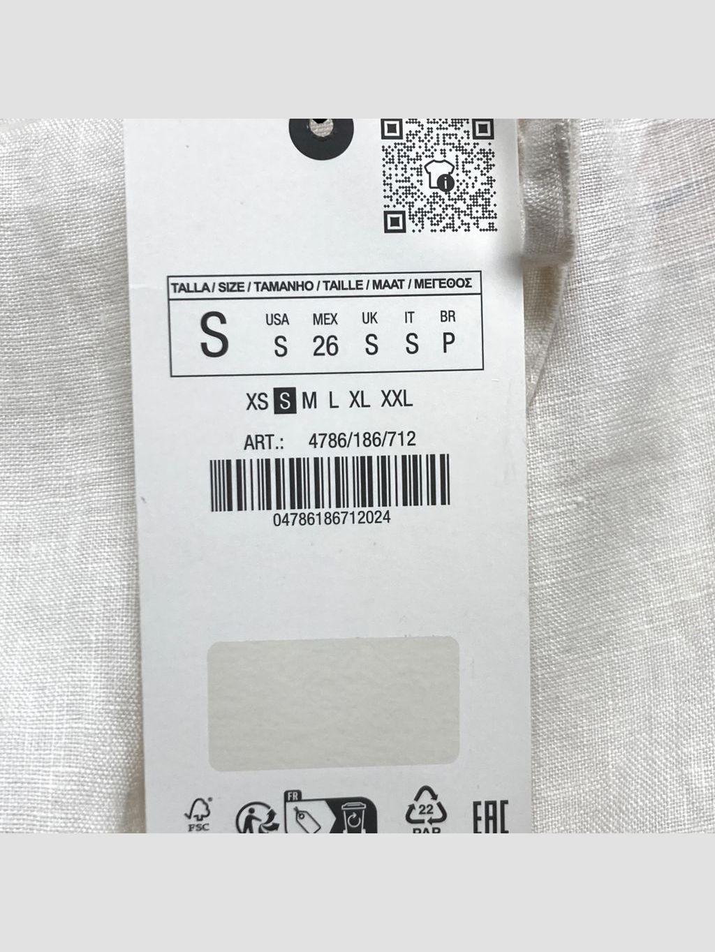 Pantalón palazzo ZARA - Talla 36 (VOP01041679)-2