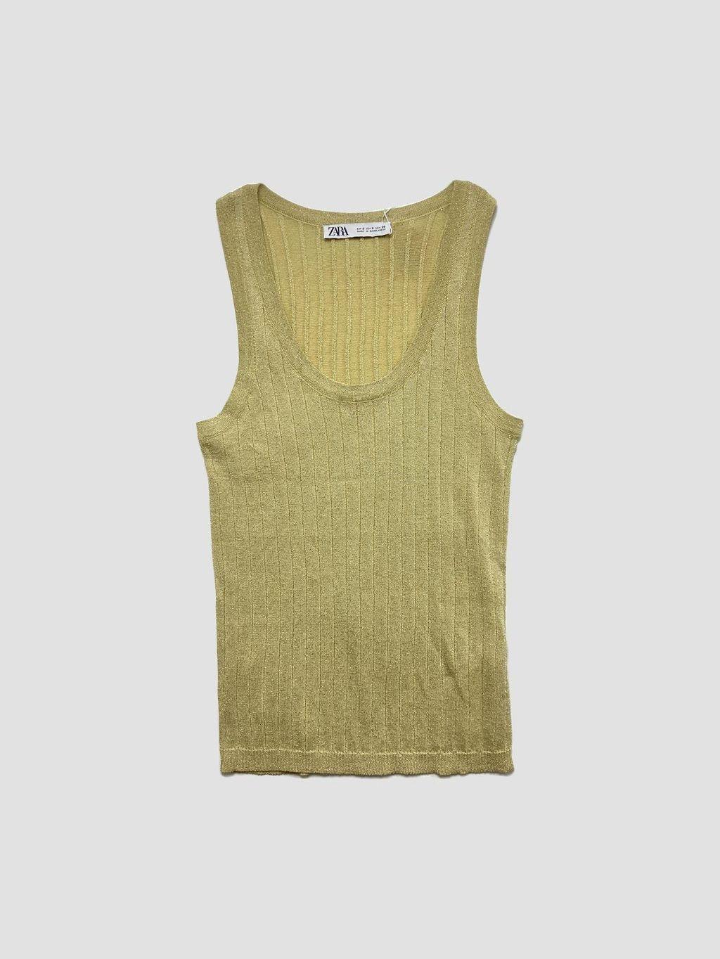 Polera sin mangas ZARA - Talla S (VOP00957410)-0
