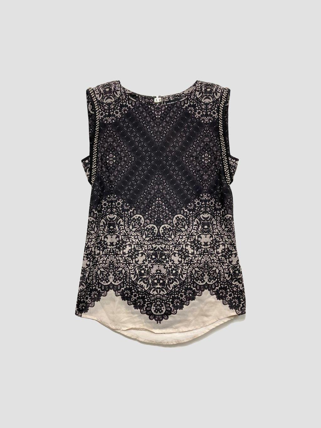 Polera sin mangas WAREHOUSE - Talla S (VOP00898636)-0
