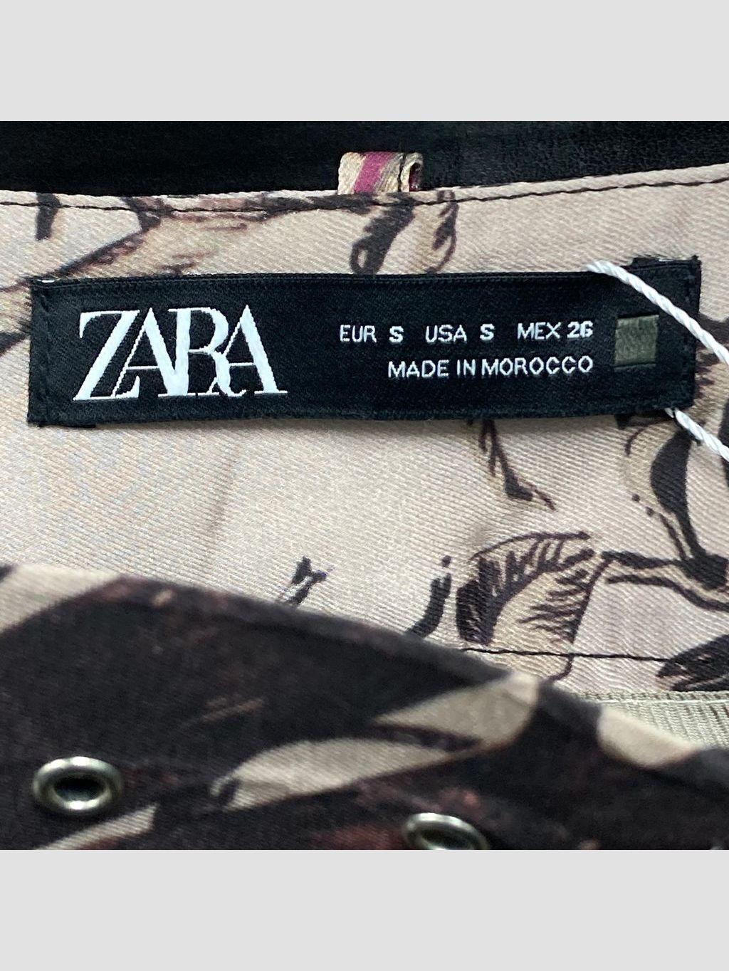 Falda larga ZARA - Talla 36 (VOP01044124)-1