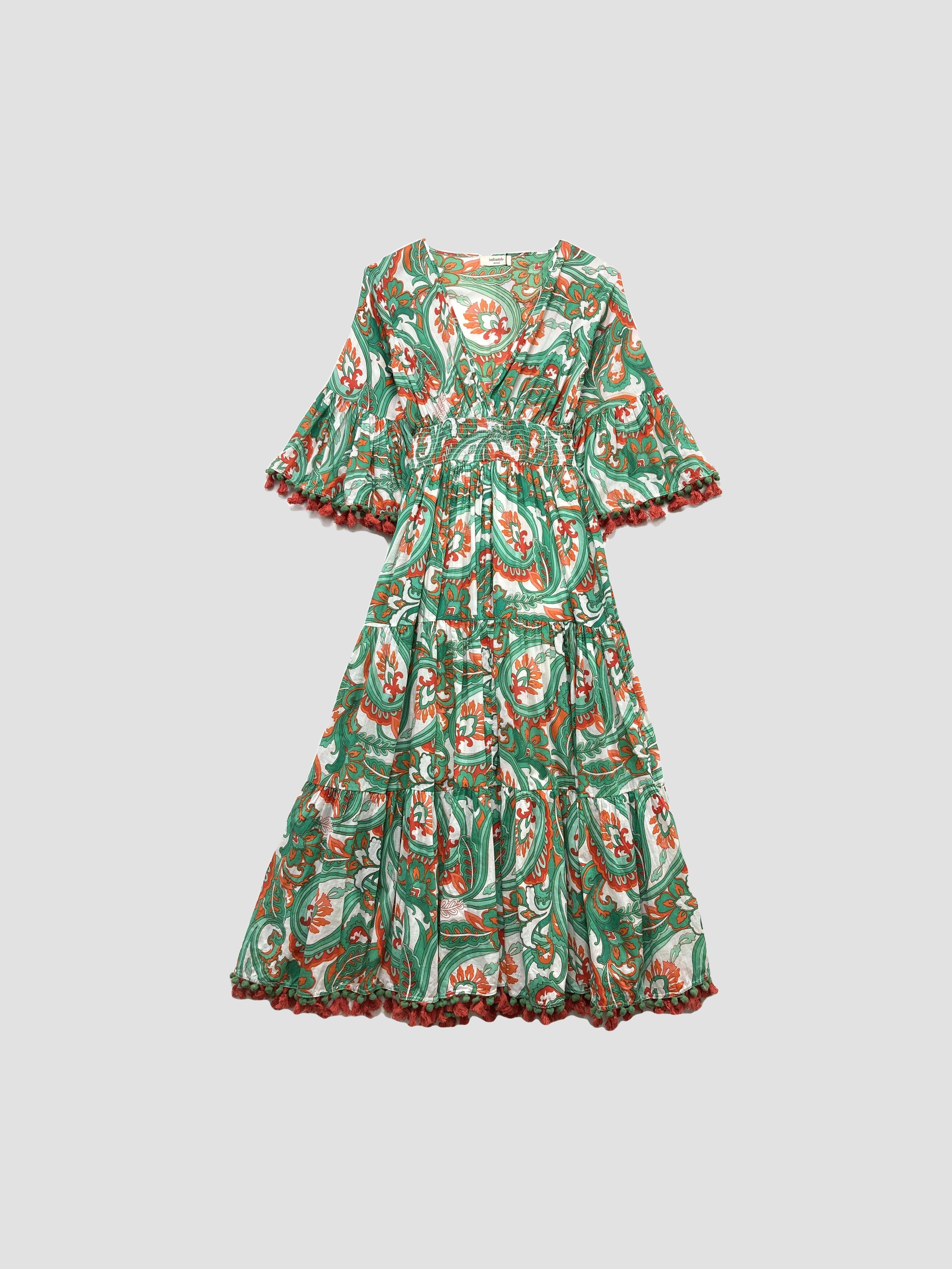 Vestido largo INDIASTYLE - Talla M (VOP00922076)-0