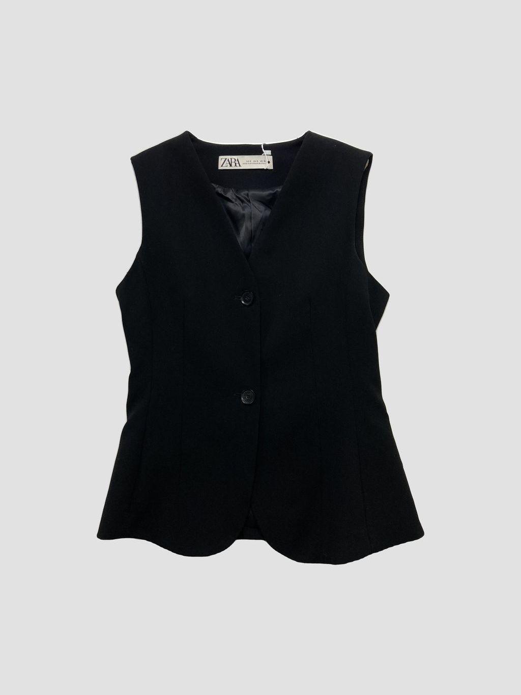 Chaqueta sin mangas ZARA - Talla S (VOP00990769)-0