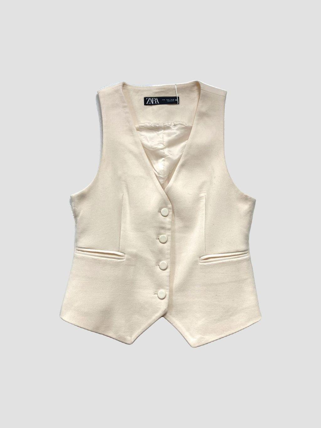 Chaqueta sin mangas ZARA - Talla M (VOP01002583)-0
