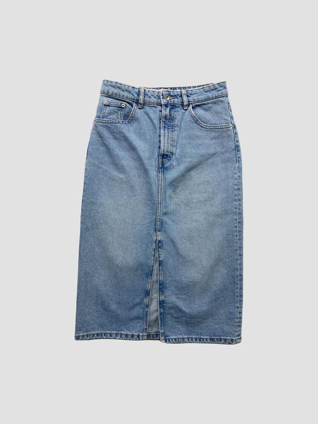 Falda larga ZARA - Talla 36 (VOP01046477)-0