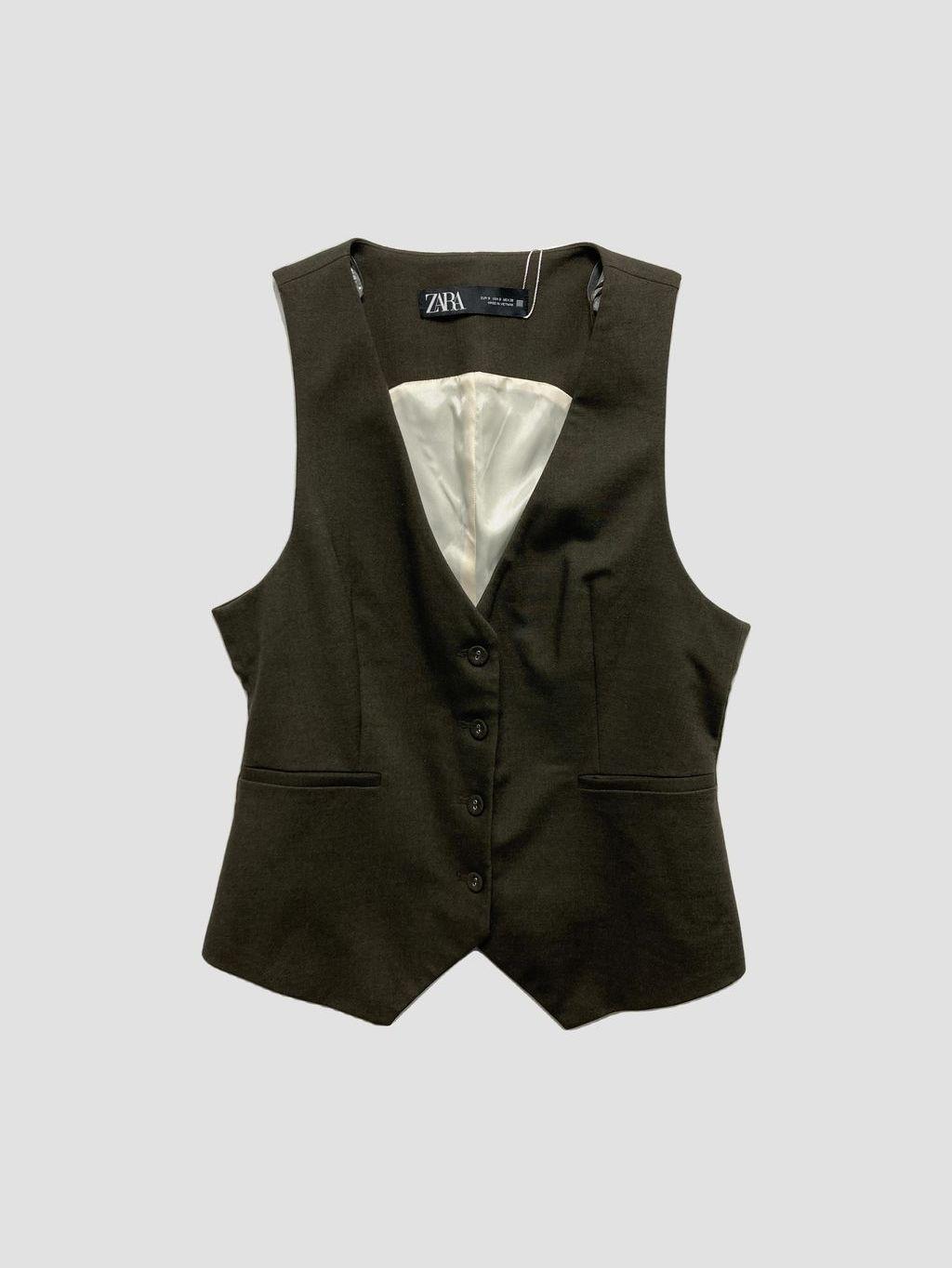 Chaqueta sin mangas ZARA - Talla S (VOP01016515)-0