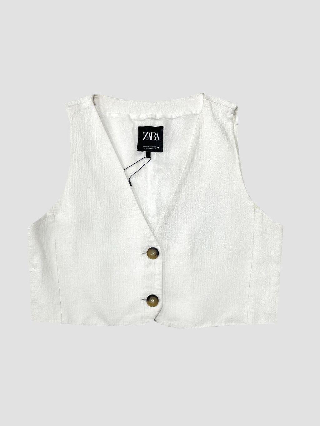 Chaqueta sin mangas ZARA - Talla M (VOP01205733)-0