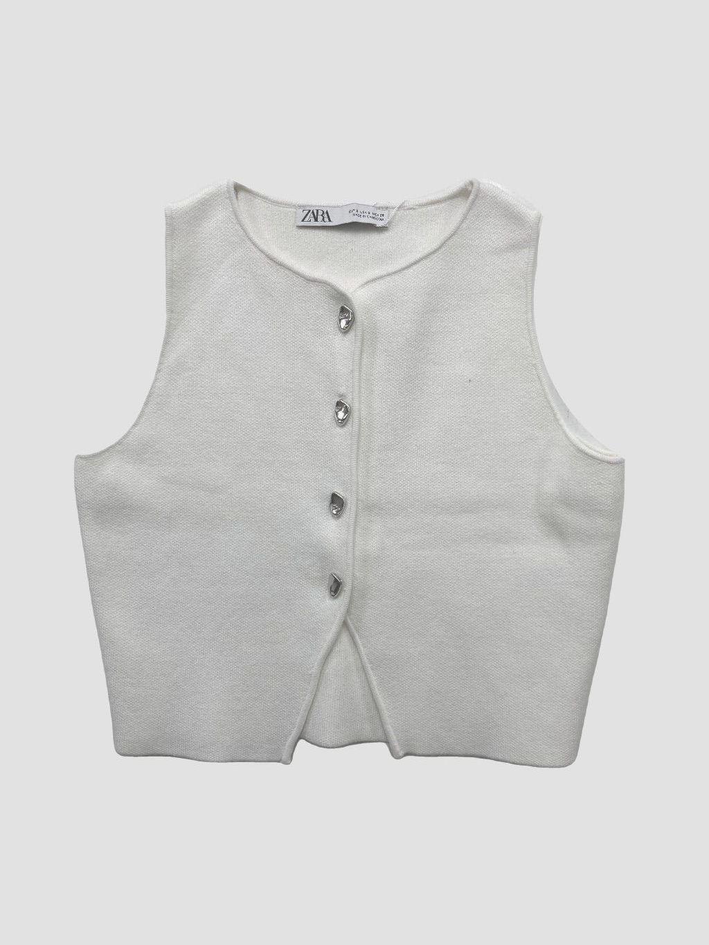 Polera sin mangas ZARA - Talla S (VOP00998589)-0