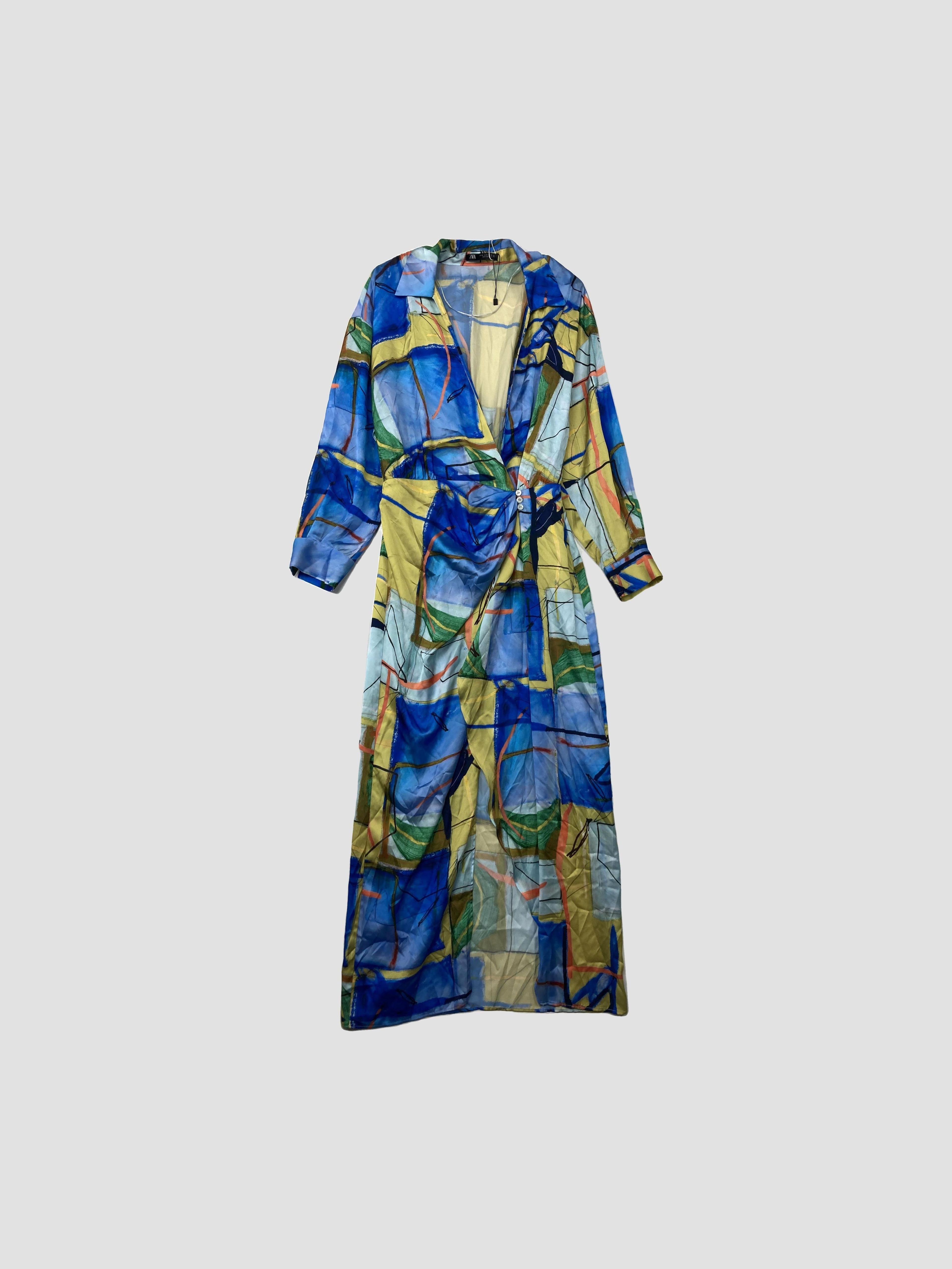 Vestido largo ZARA - Talla XS (VOP01103662)-0