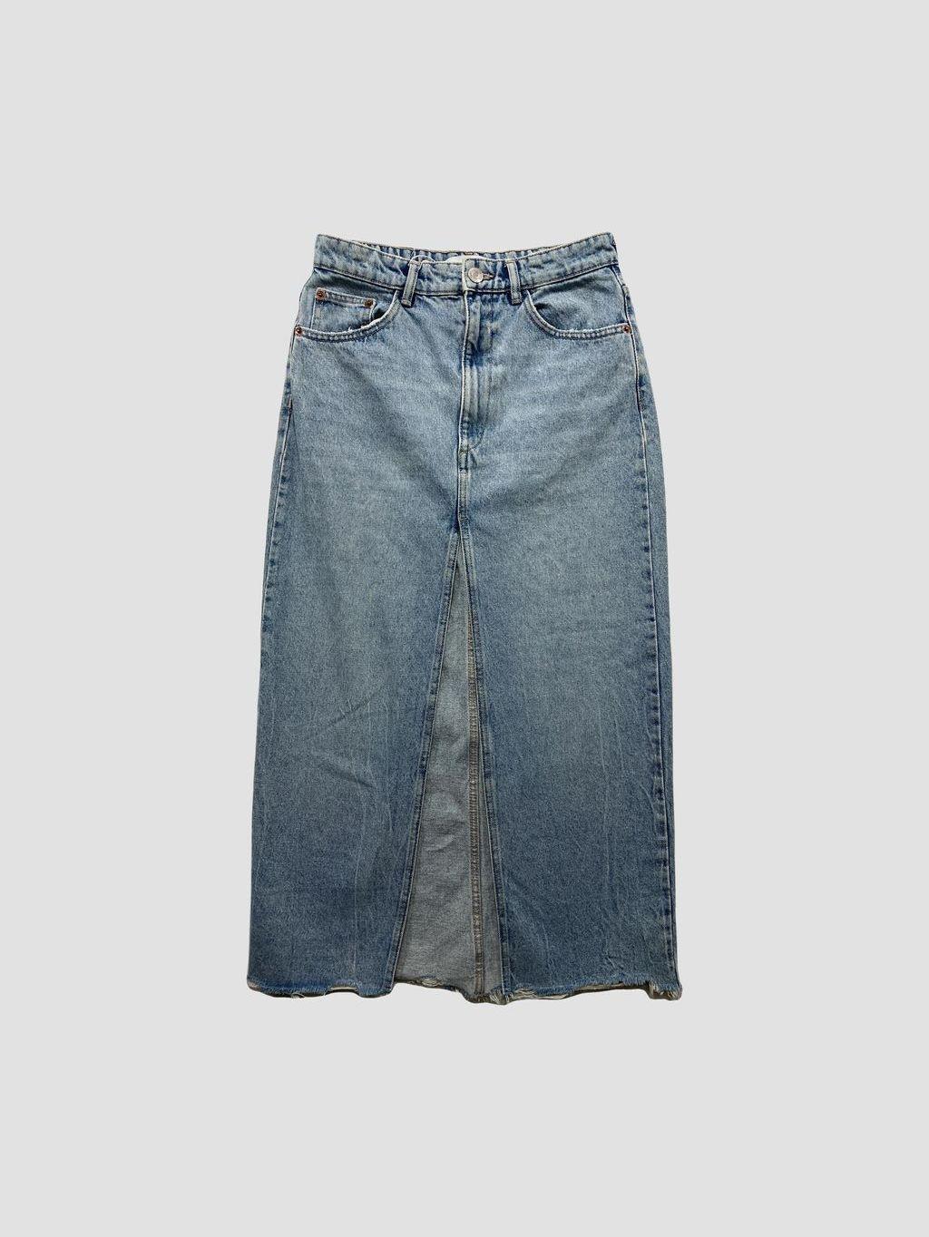 Falda larga ZARA - Talla 38 (VOP00993420)-0