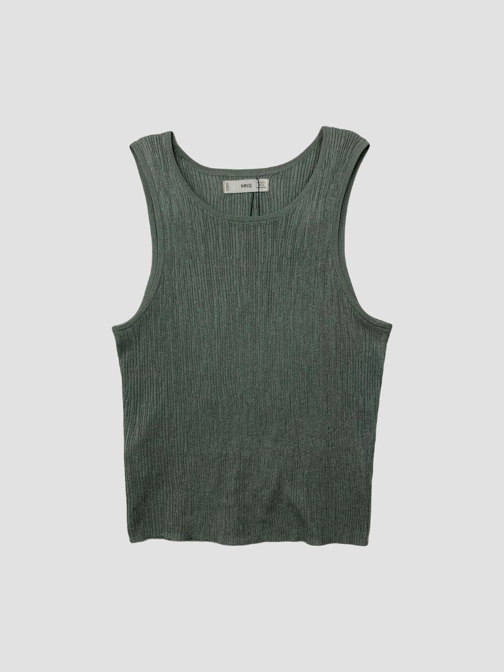 Polera sin mangas MANGO - Talla S (VOP01206365)-0