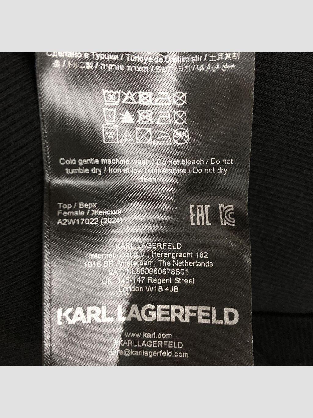 Polera sin mangas KARL LAGERFELD - Talla S (VOP01080178)-4