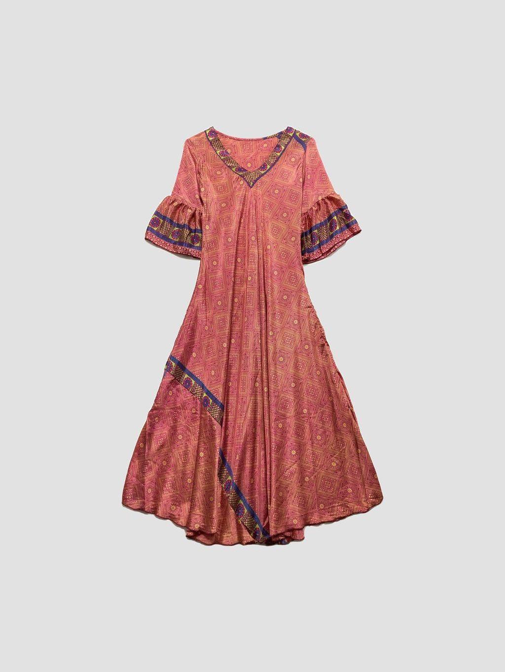 Vestido largo VINTAGE - Talla S (VOP00890504)-0