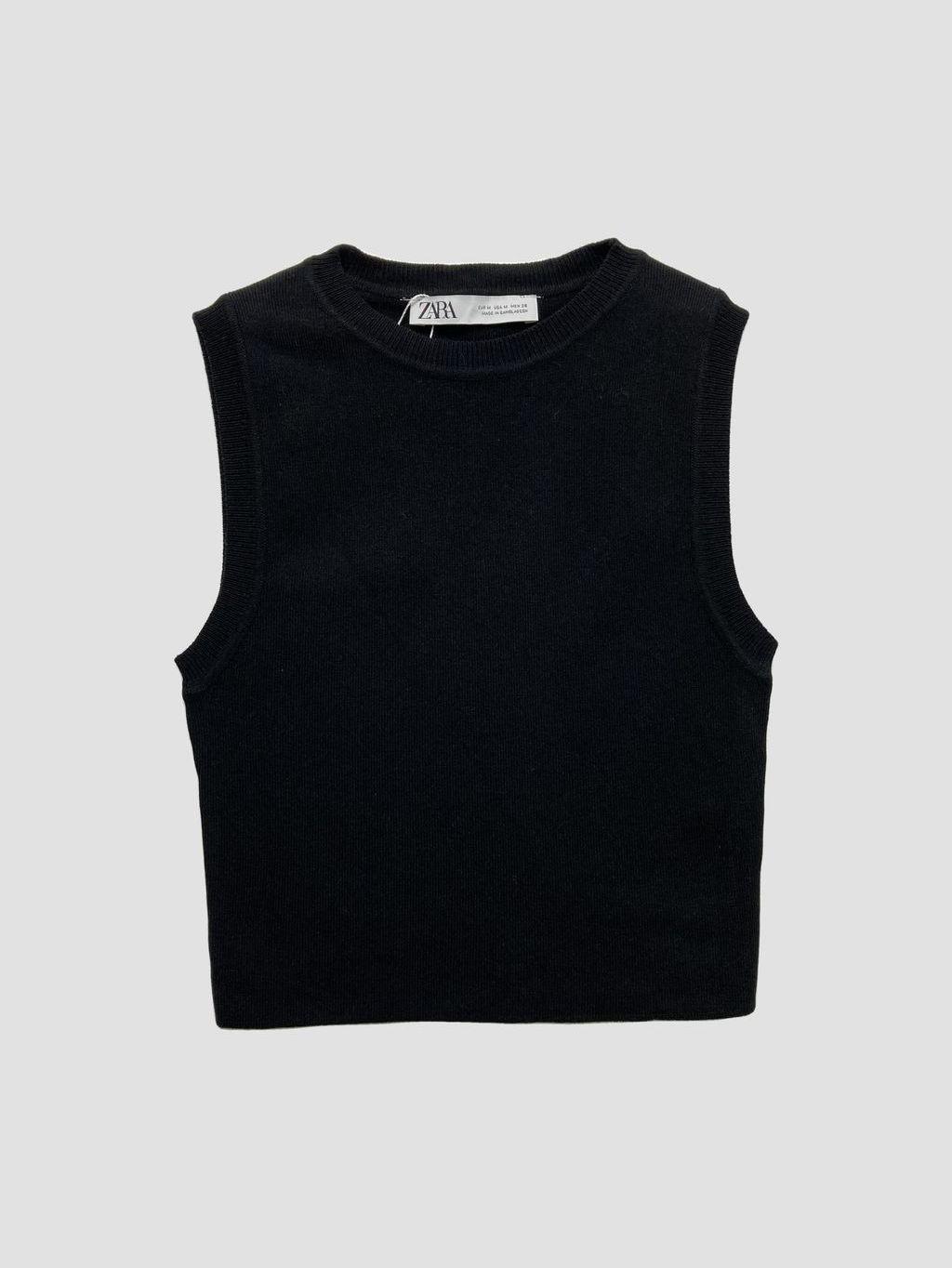 Polera sin mangas ZARA - Talla M (VOP00841448)-0