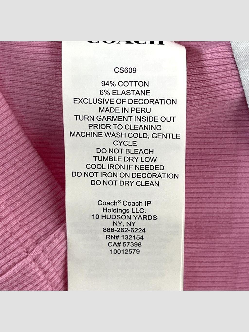 Polera sin mangas COACH - Talla XL (VOP01104572)-4