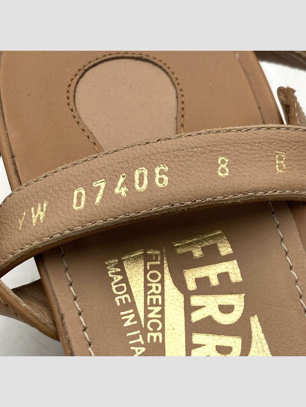 Sandalias SALVATORE FERRAGAMO - Talla 38 (VOP01025339)-7