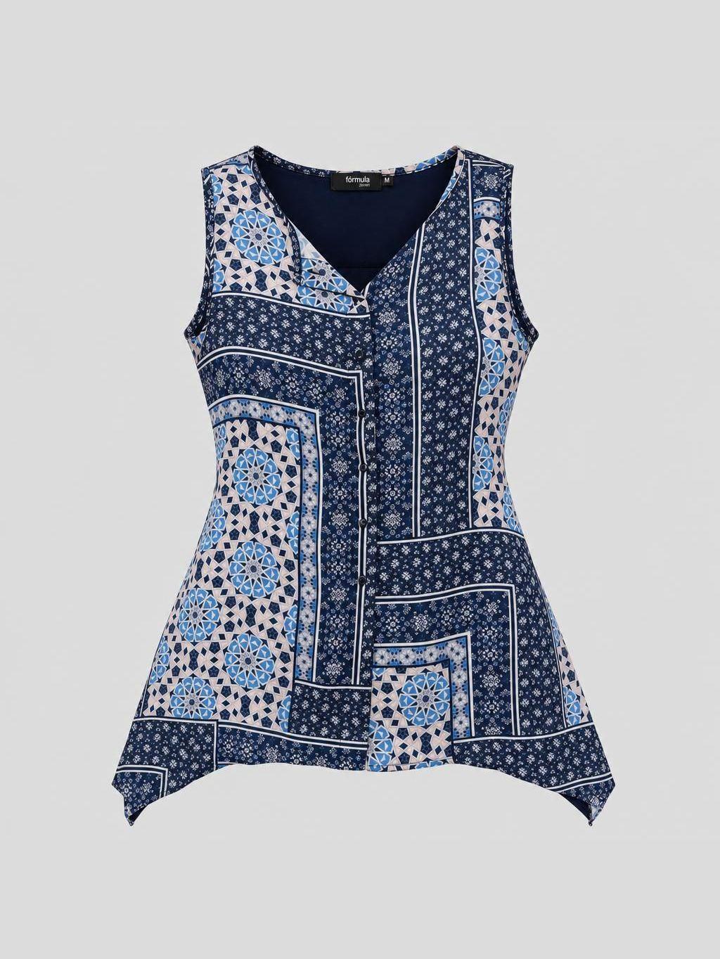 Polera sin mangas FÓRMULA JOVEN - Talla M (VOP01223640)-0
