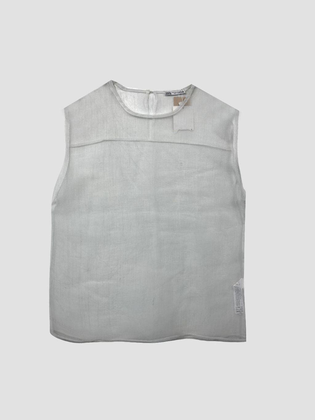 Polera sin mangas ZARA - Talla M (VOP01169197)-0