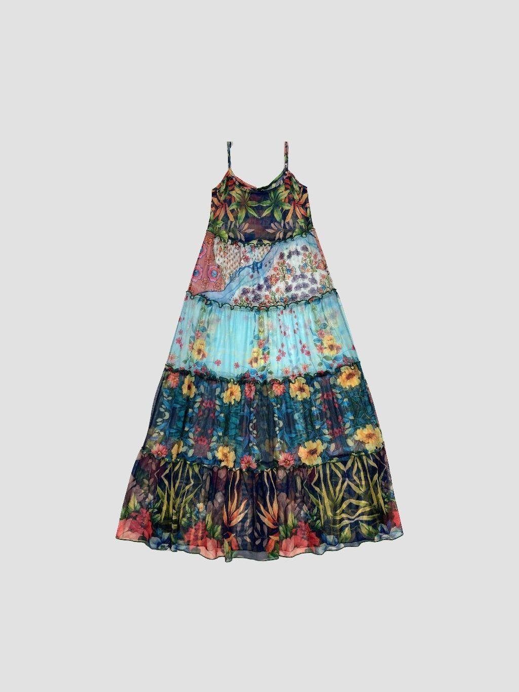 Vestido largo DESIGUAL - Talla S (VOP01080985)-0