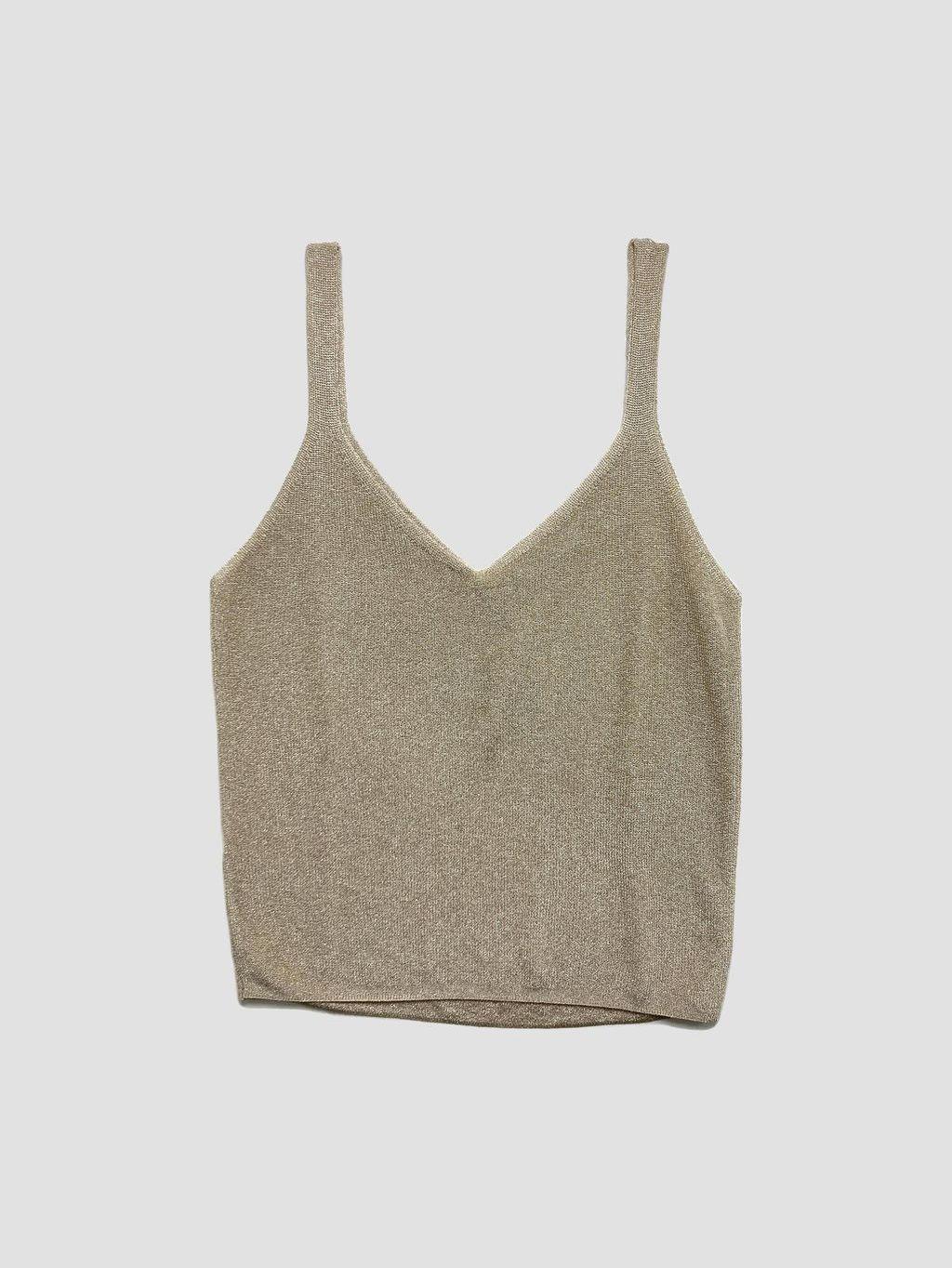 Polera sin mangas MANGO - Talla M (VOP01036543)-0