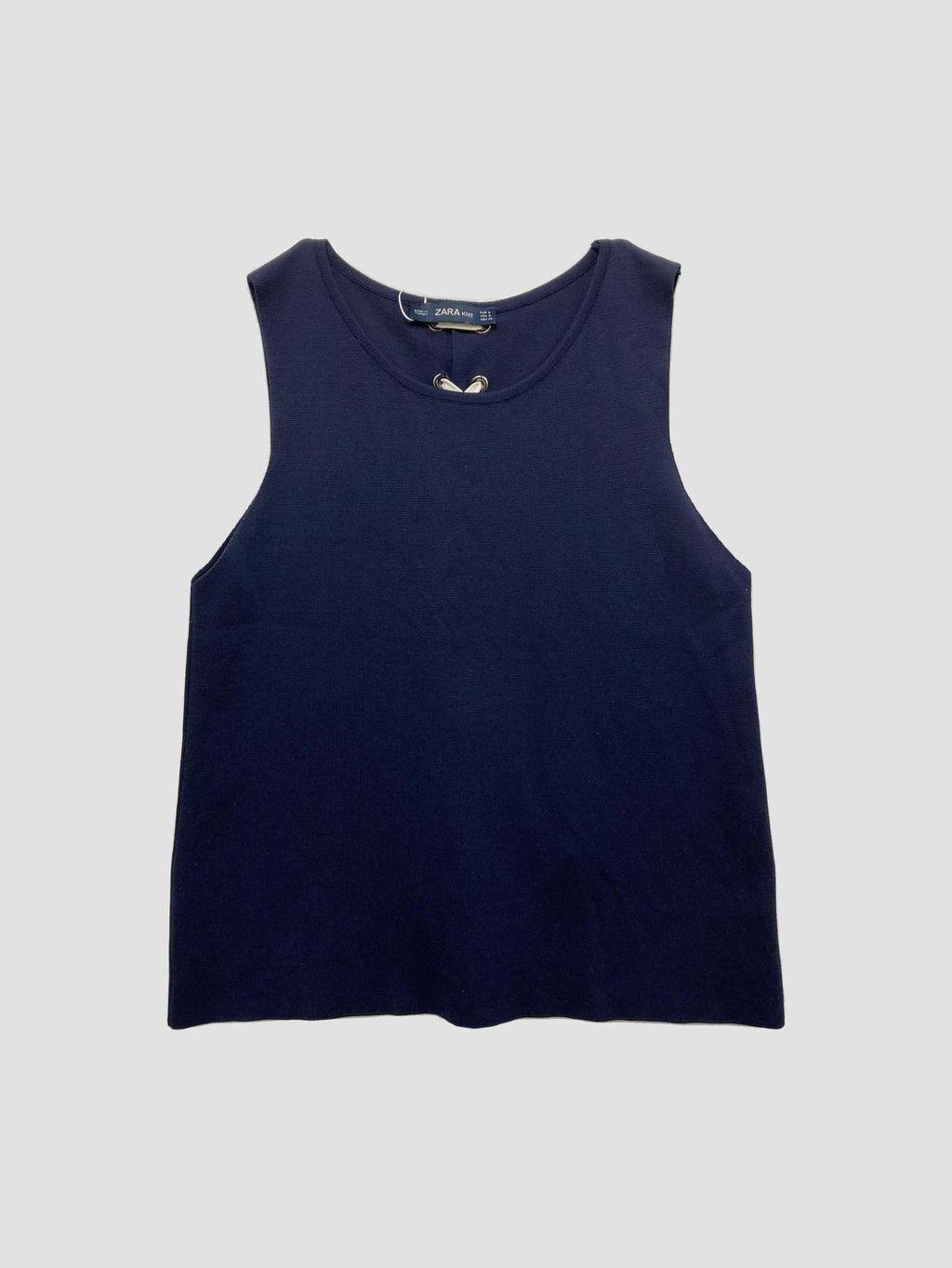 Polera sin mangas ZARA - Talla S (VOP00804922)-0