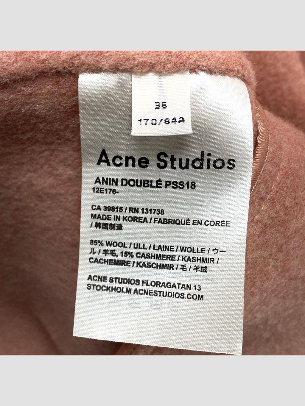 Abrigo ACNE STUDIOS - Talla XS (VOP00987986)-2