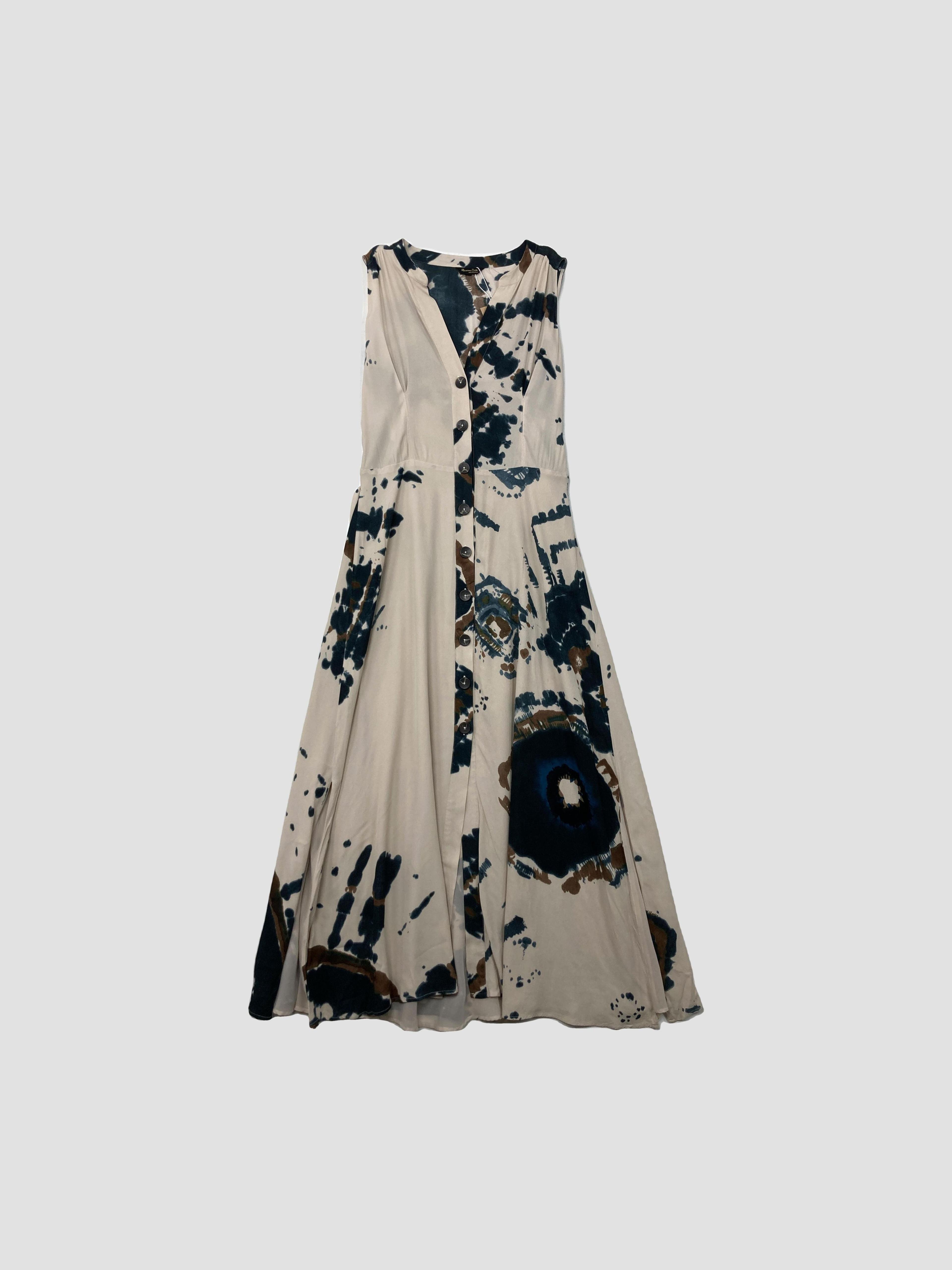 Vestido largo MASSIMO DUTTI - Talla S (VOP01102754)-0