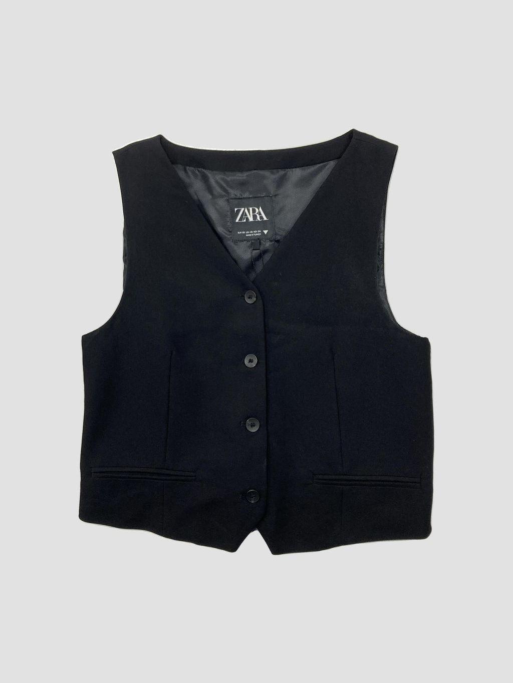 Chaqueta sin mangas ZARA - Talla XS (VOP01202802)-0