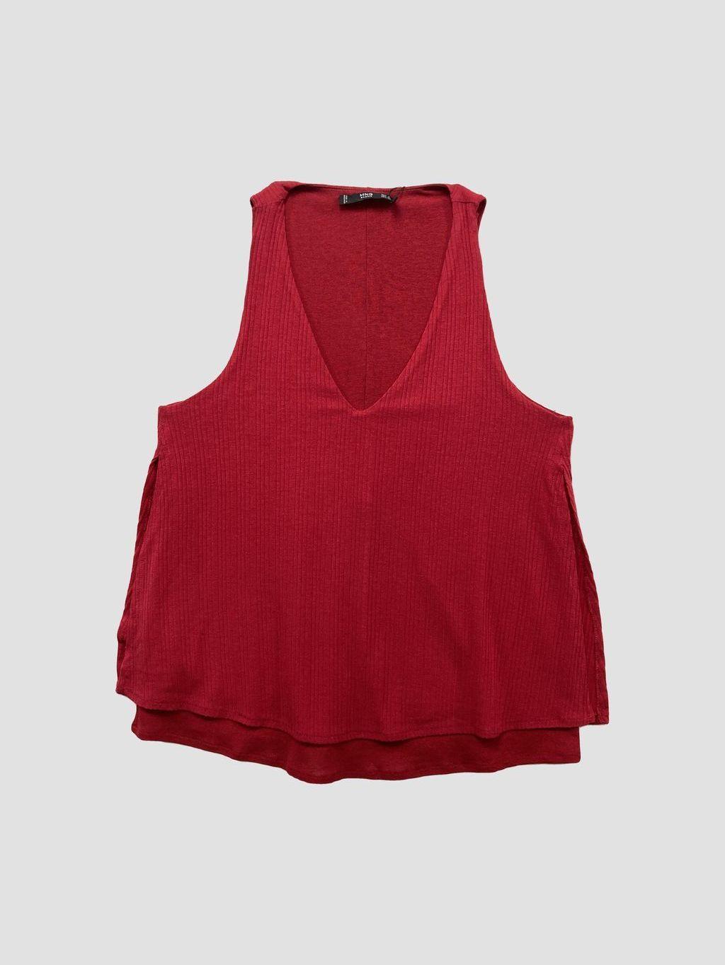 Polera sin mangas MANGO - Talla S (VOP00908317)-0