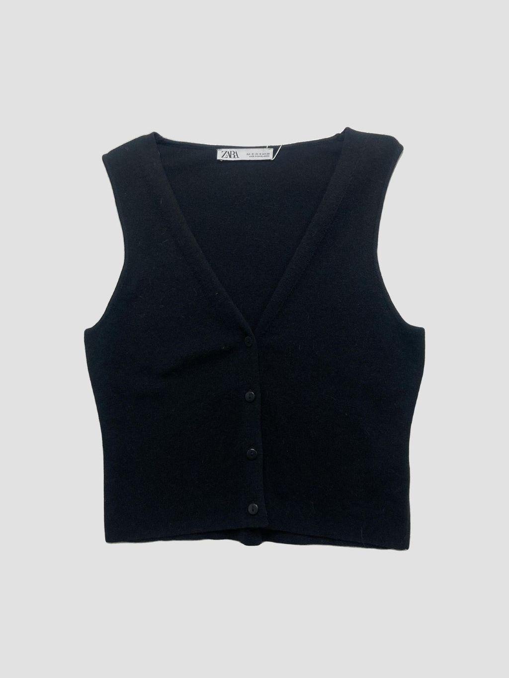 Chaleco sin mangas ZARA - Talla M (VOP00988892)-0