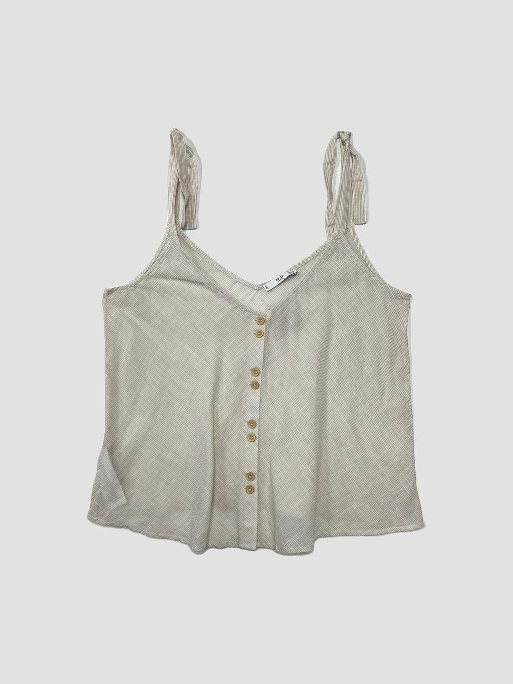 Polera sin mangas MANGO - Talla L (VOP01198578)-0