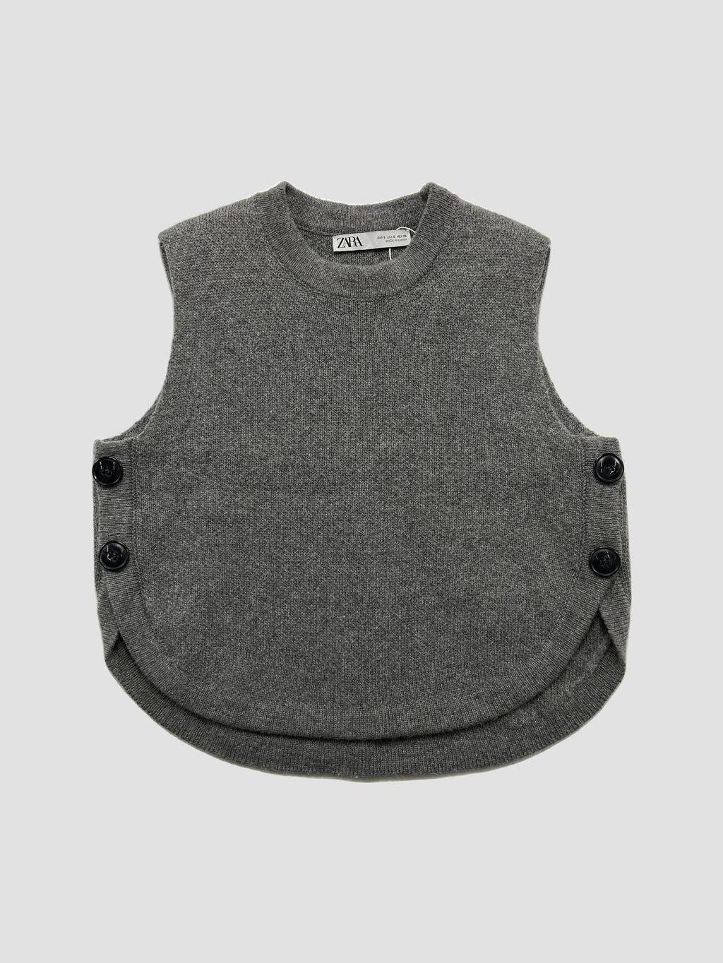 Polera sin mangas ZARA - Talla S (VOP01043961)-0