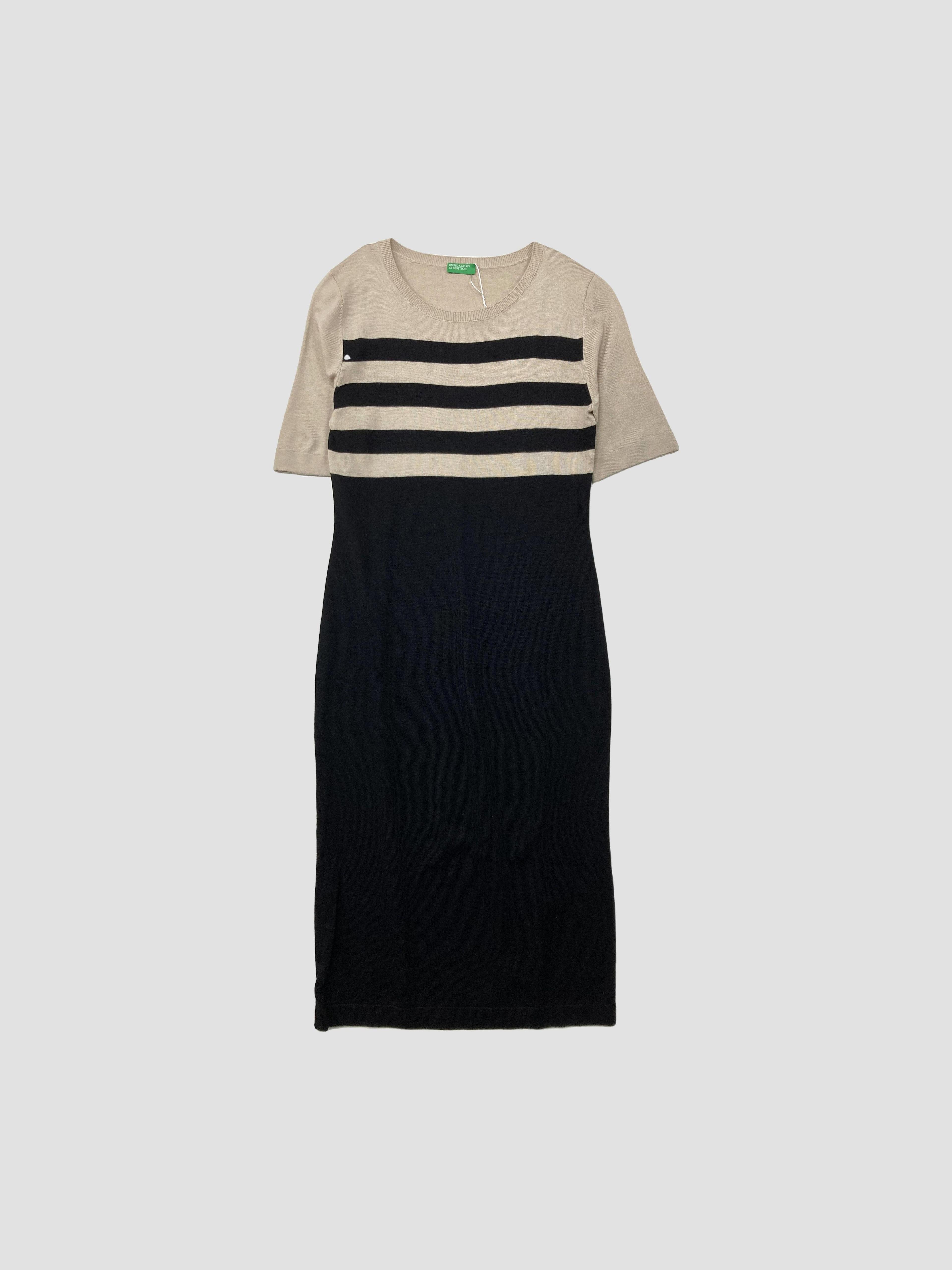 Vestido largo UNITED COLORS OF BENETTON - Talla XS (VOP01160193)-0