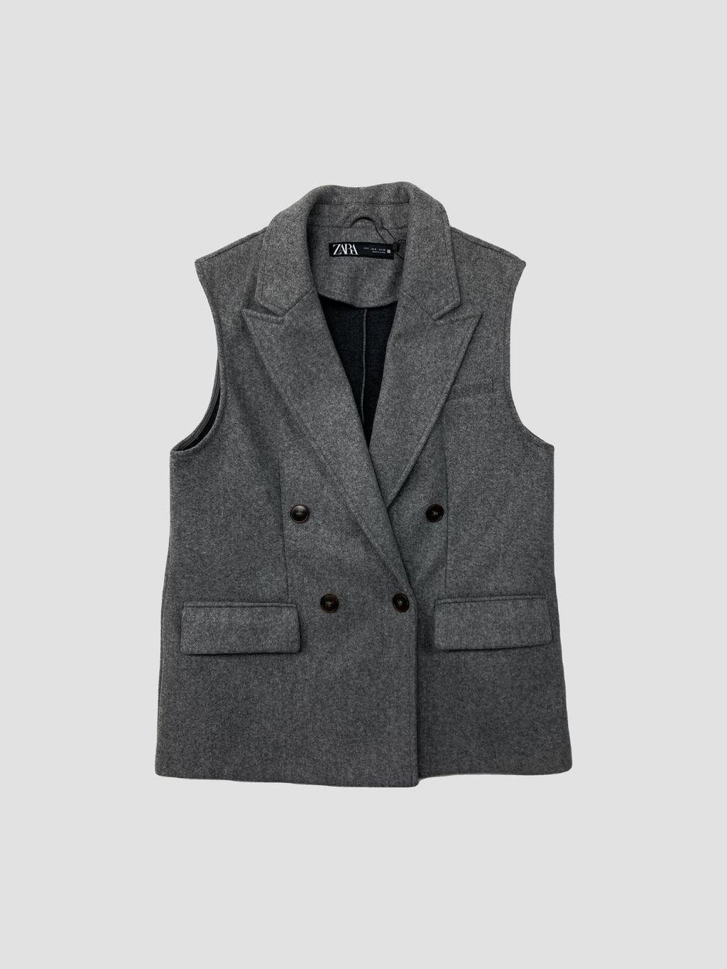 Chaqueta sin mangas ZARA - Talla S (VOP01216341)-0