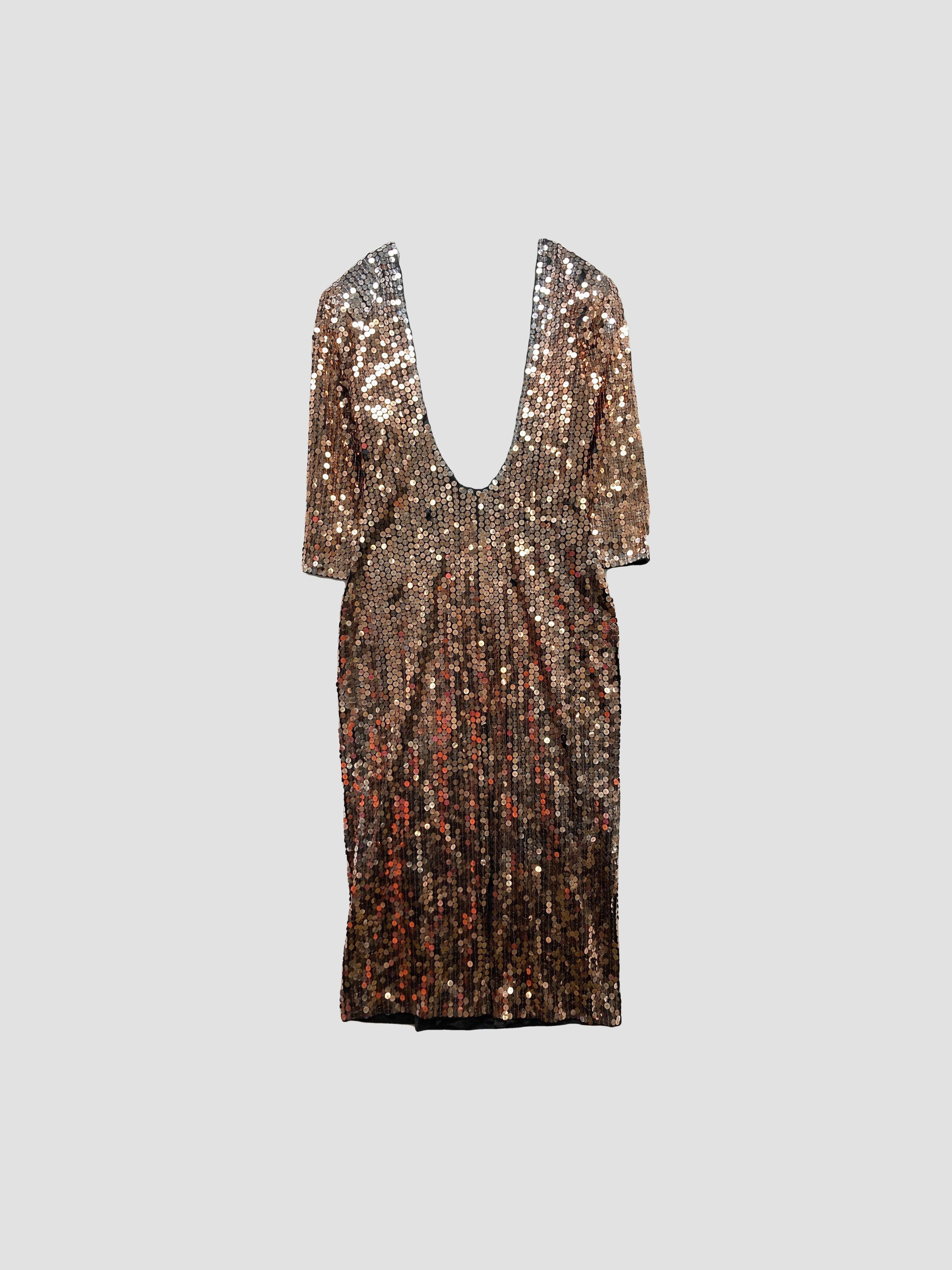 Vestido largo VINTAGE - Talla M (VOP00889403)-1