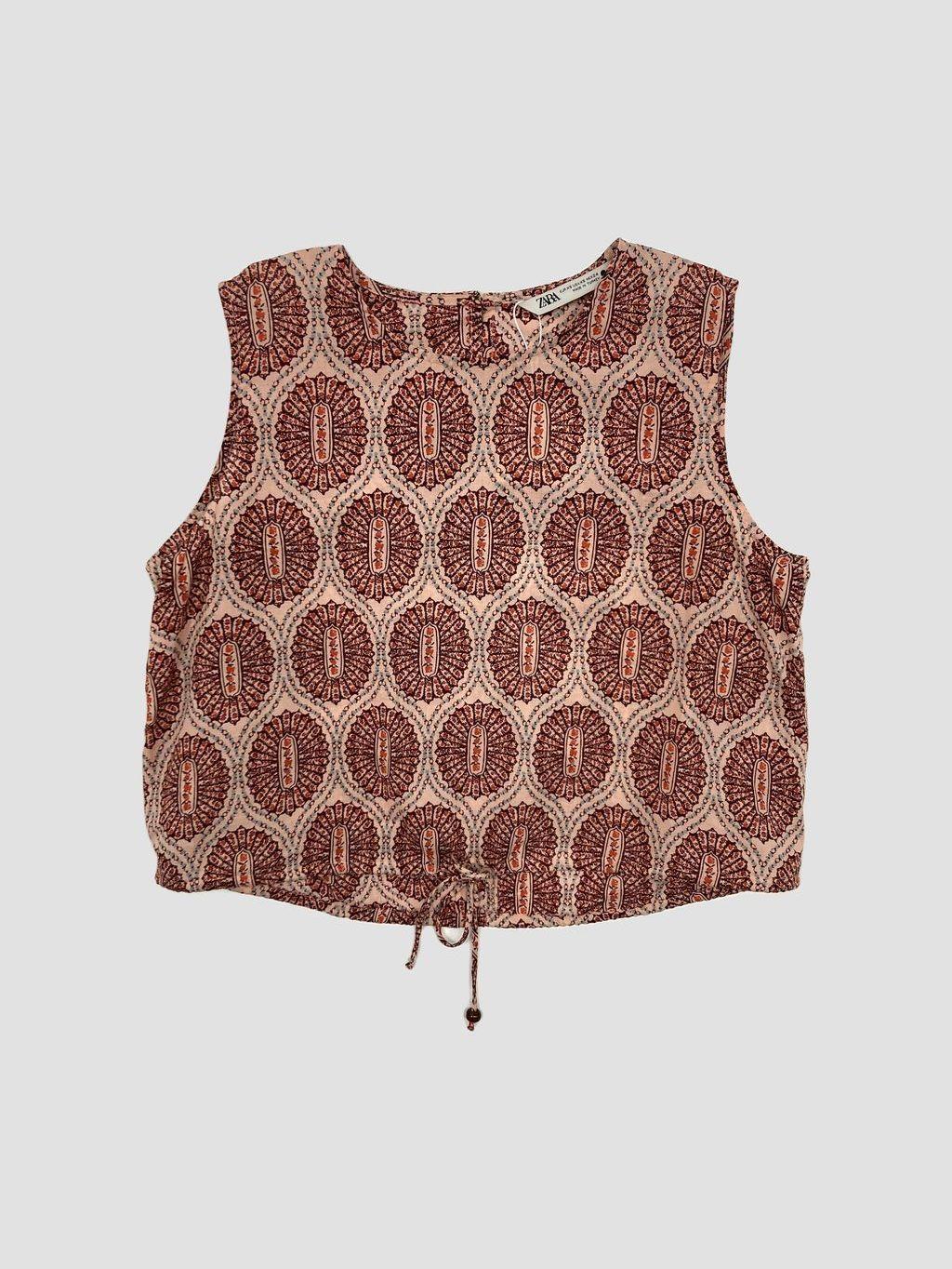 Polera sin mangas ZARA - Talla XS (VOP01110951)-0