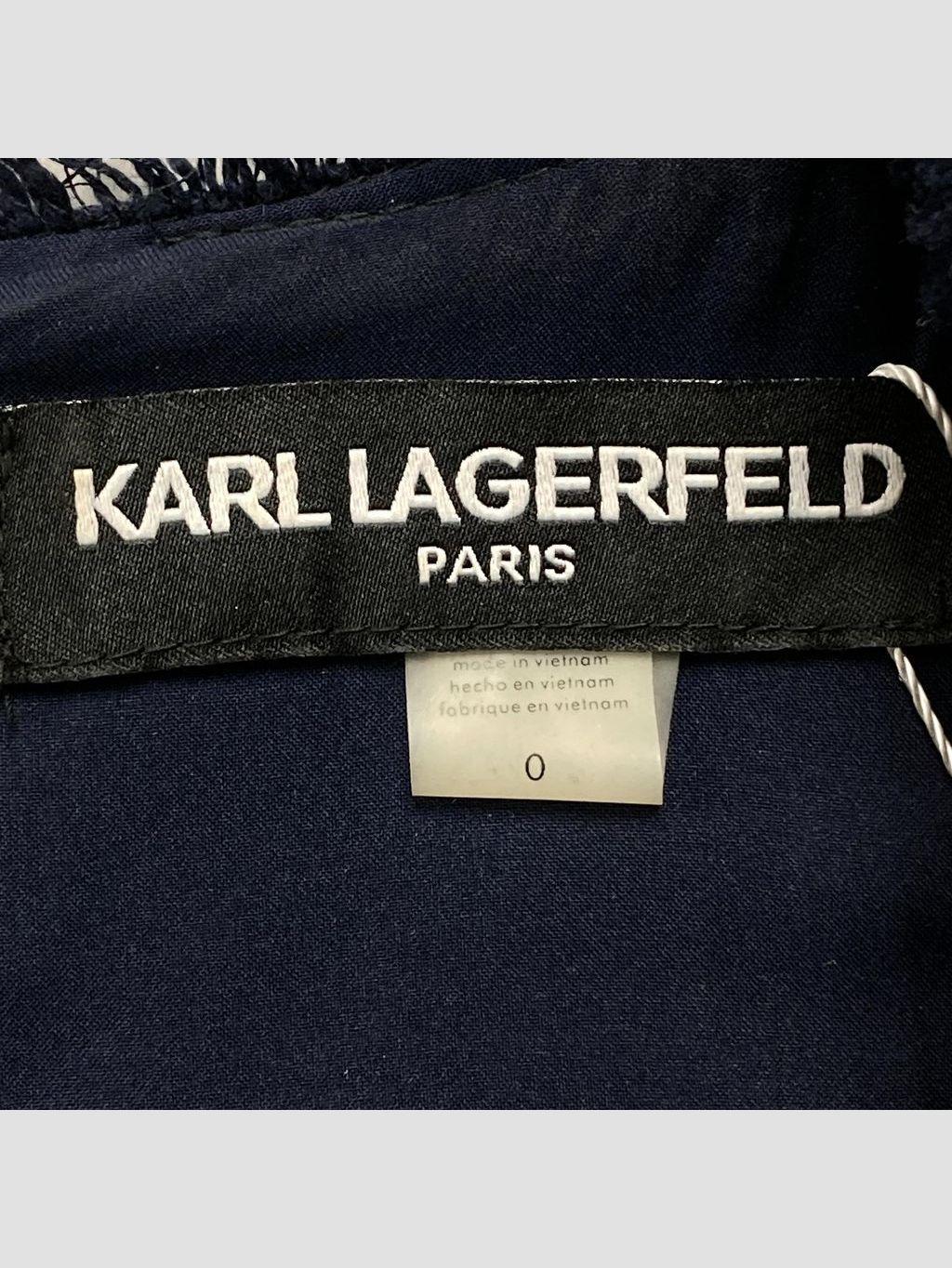 Vestido corto KARL LAGERFELD - Talla XXS (VOP01000106)-1