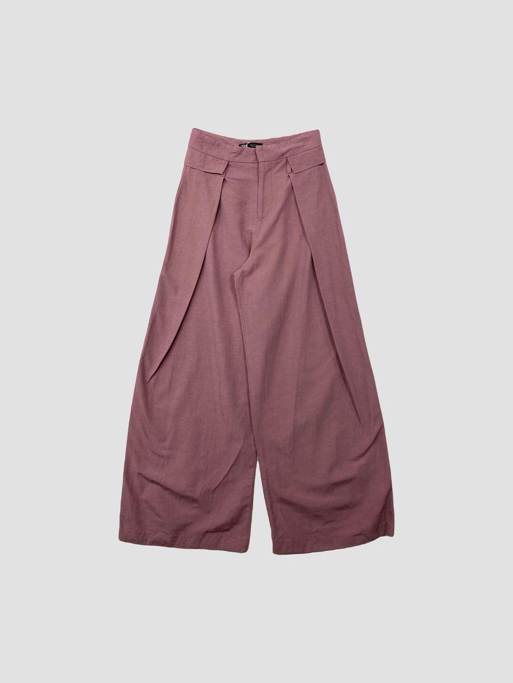 Pantalón palazzo ZARA - Talla 36 (VOP01139326)-0