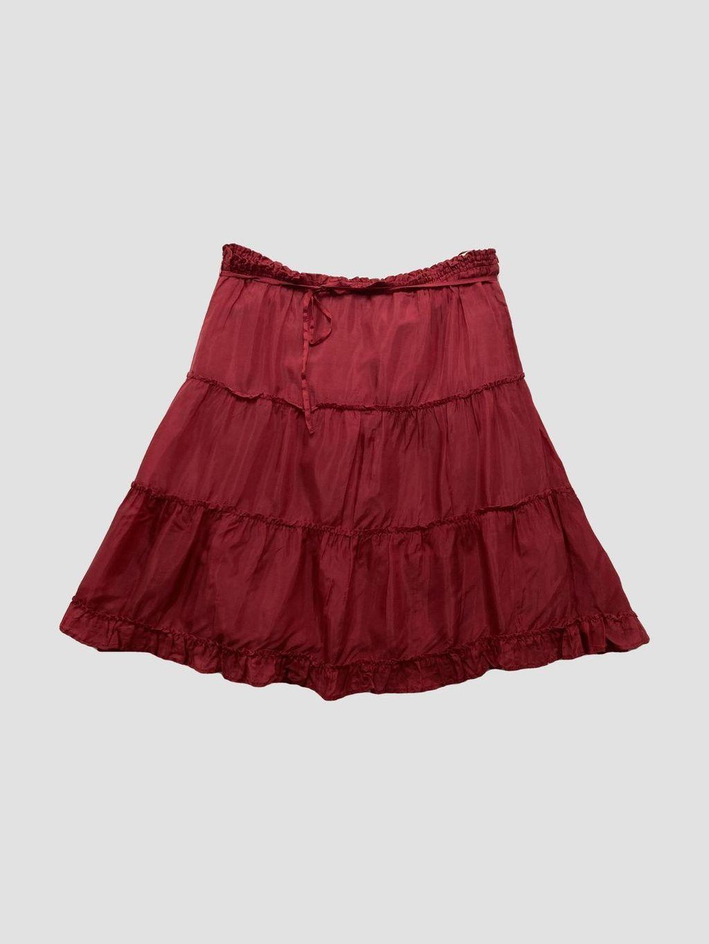 Falda larga MANGO - Talla 40 (VOP01029084)-0