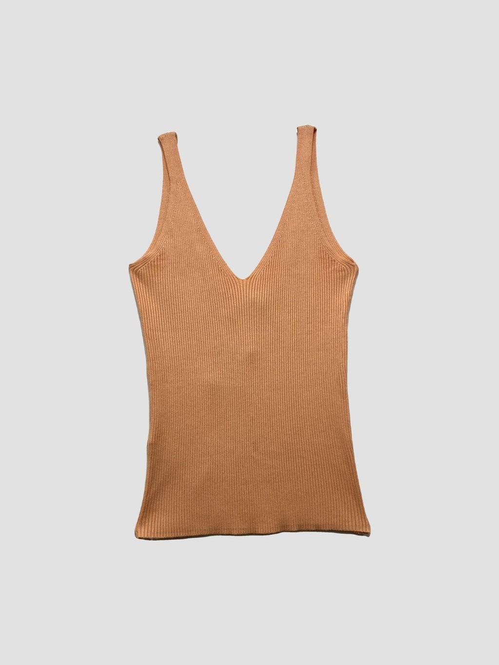 Polera sin mangas MANGO - Talla M (VOP01028315)-0