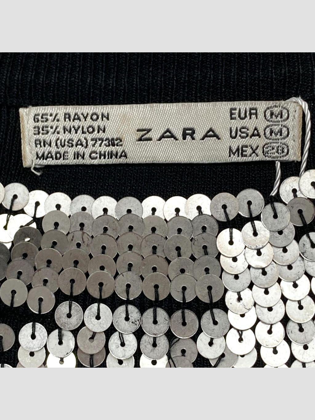 Polera sin mangas ZARA - Talla M (VOP01037776)-1