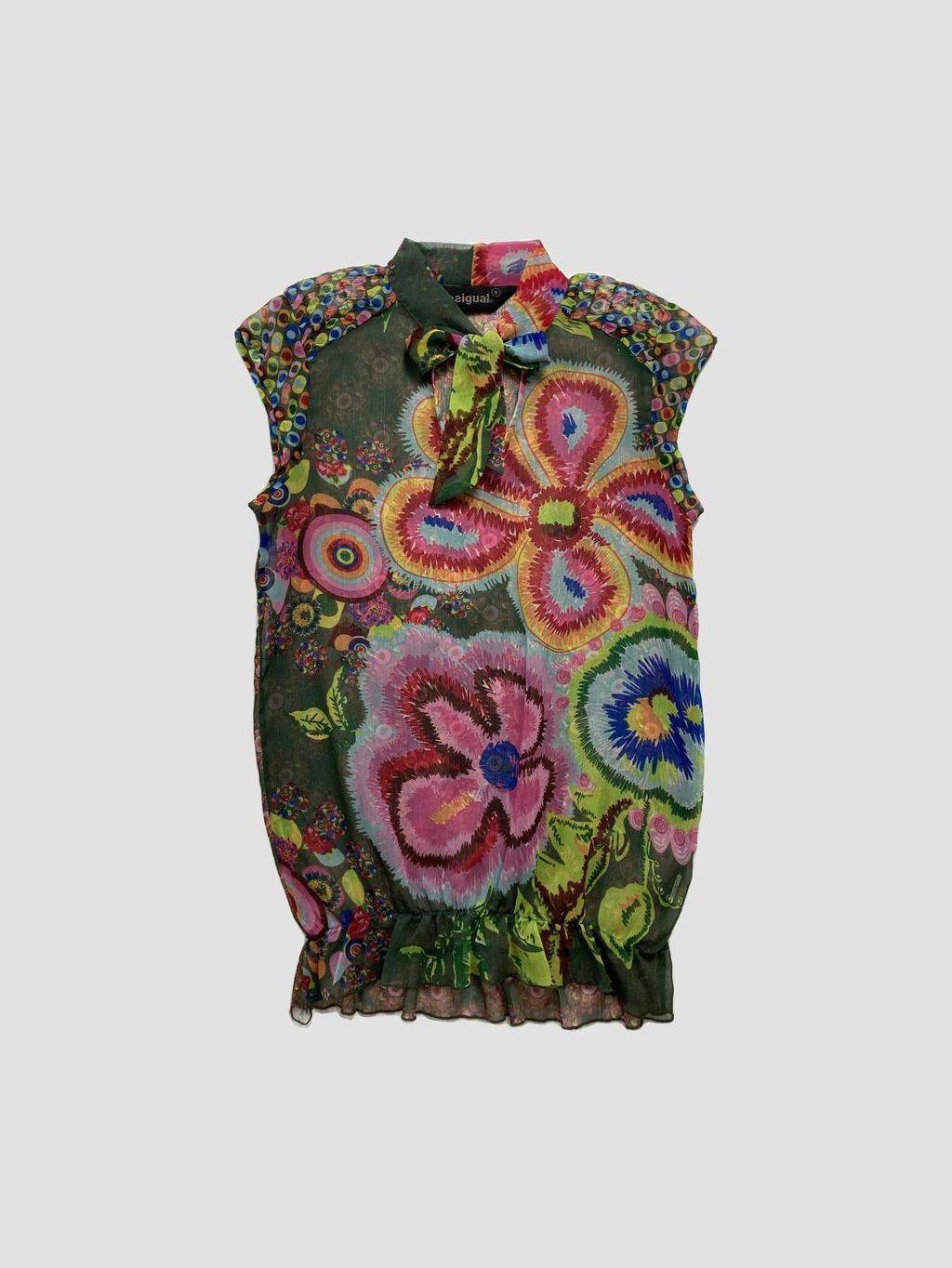 Polera sin mangas DESIGUAL - Talla S (VOP01001275)-0