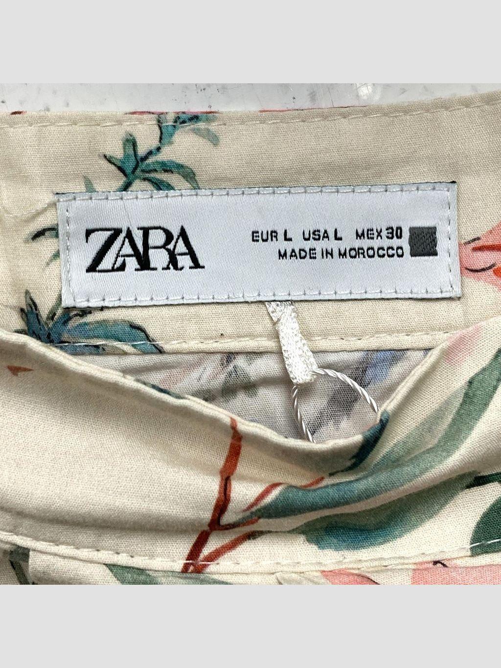 Falda larga ZARA - Talla 40 (VOP01041372)-1