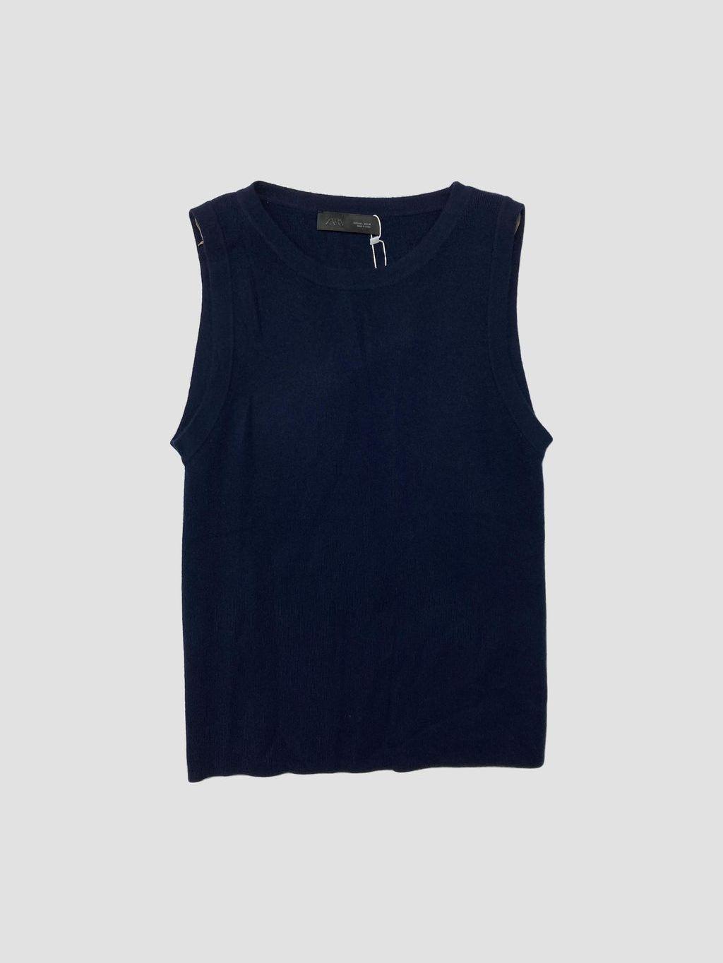 Polera sin mangas ZARA - Talla L (VOP01158238)-0