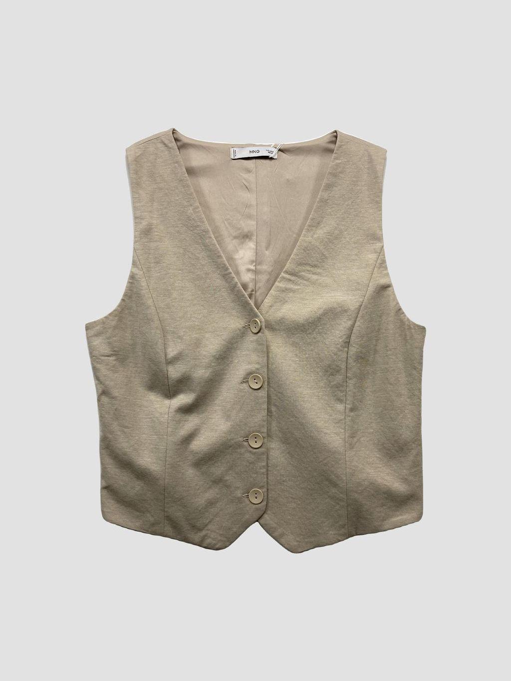 Polera sin mangas MANGO - Talla M (VOP01014170)-0