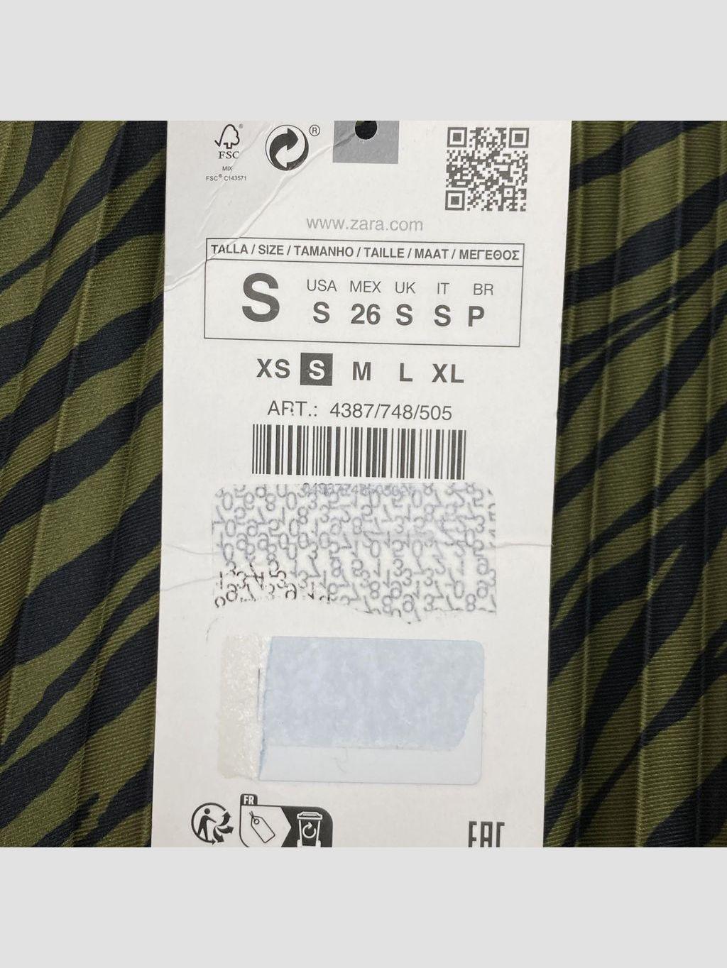 Falda larga ZARA - Talla 36 (VOP01102559)-2