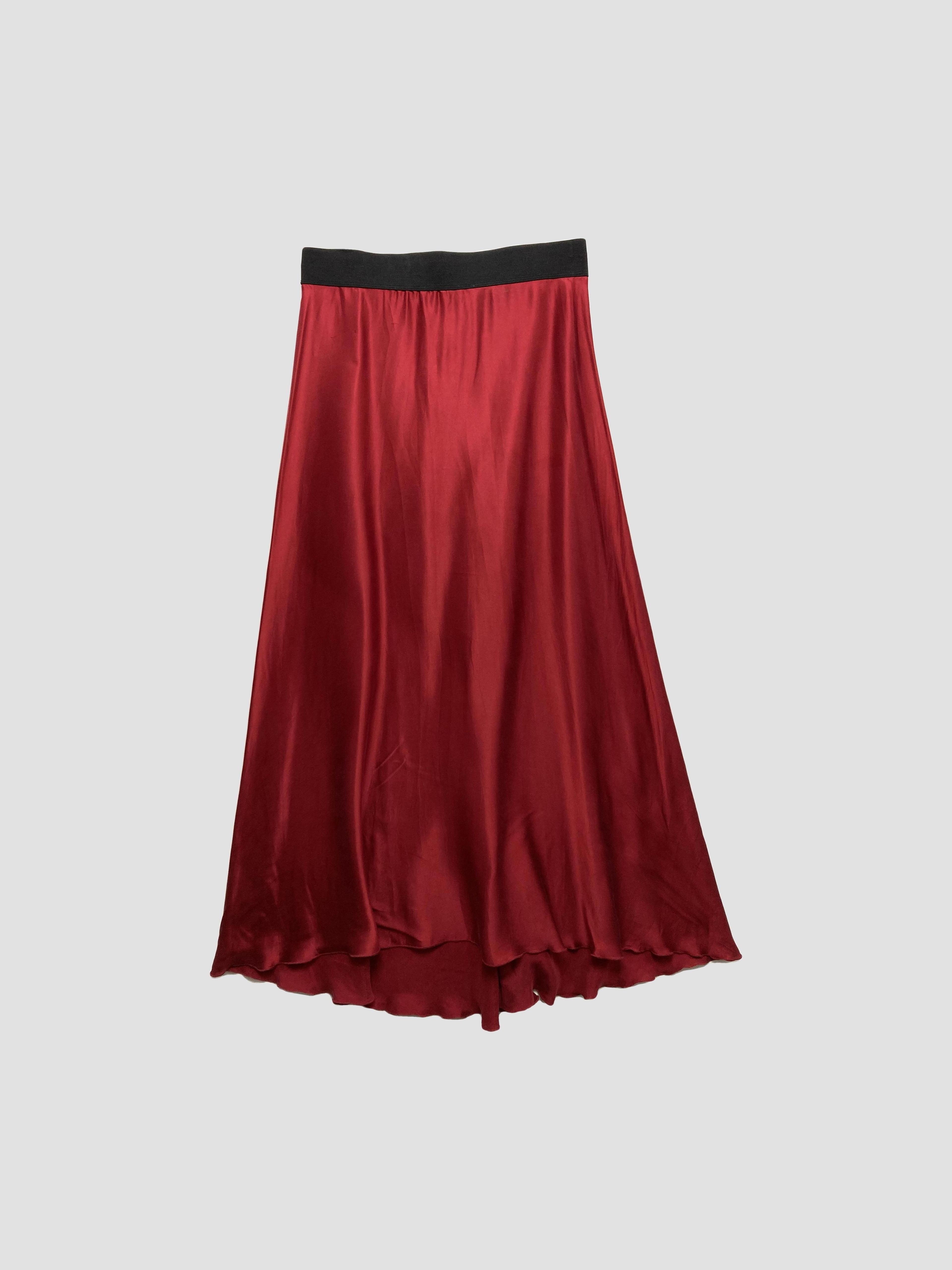 Falda larga CHOCOLATE - Talla 42 (VOP01069844)-0