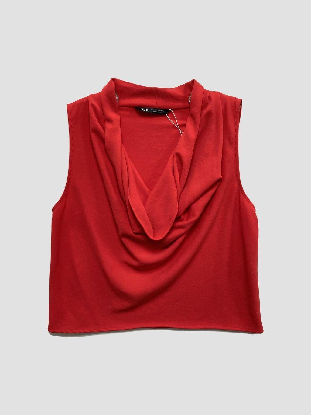 Polera sin mangas ZARA - Talla L (VOP01018695)-0