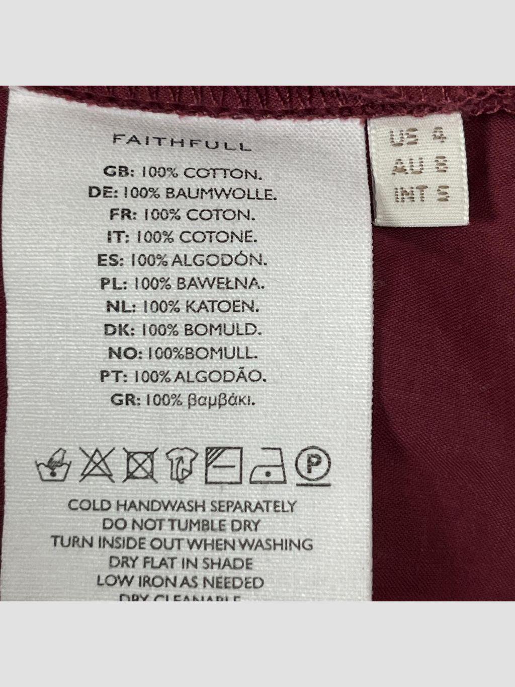 Vestido largo FAITHFULL THE BRAND - Talla S (VOP01118948)-2