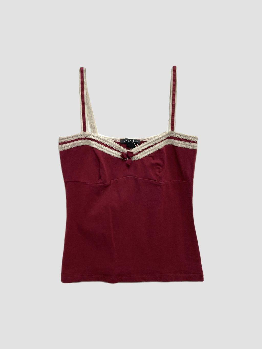 Polera sin mangas MANGO - Talla XS (VOP01024646)-0